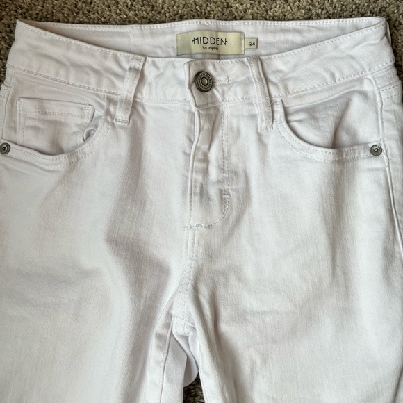 HIDDEN LA Clean Fray Hem Skinny Jeans - Picture 7 of 12